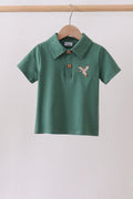 Green Mallard Embroidered Shirt